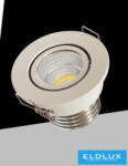 ELDLUX Mini spot lámpatest 3w 4000k 270lm 30° IP20 Fehér D52x40mm Kivágás: D40mm (P-45-3BN)