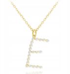  Ezüst Aranyozott Nyaklánc Minet E Betű Gyöngy (JMAS710EGN45)