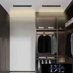 ELDLUX süllyesztett spot lámpa 24W 2200lm 3000k 34° IP20 335mm fekete (F24W-NC)