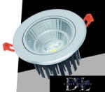 ELDLUX LED süllyestett lámpa 12w 1080lm 4000K 24° D110x73mm Kivágás: D90mm IP20 alumínium (P-90-N)