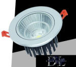 ELDLUX LED süllyestett lámpa 12w 1080lm 6500K 24° D110x73mm Kivágás: D90mm IP20 alumínium (P-90-F)