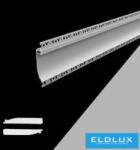 Eldlux UNIVERSO Süllyesztett LED aluprofil matt fehér fedlappal 2m 134x18.8mm (AL-17)
