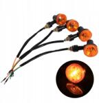  Motorkerékpár Irányjelző Villogó 12V Sárga Fény 4DB Univerzális