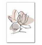 Magnolia poszter, faldekoráció, minimalista poszter