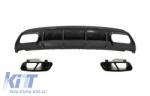 KITT Hátsó diffúzor MERCEDES W176 A-osztály 12-18 modellekhez, Hátsó spoiler, A45 Facelift dizájn (CORDMBW176FTS)