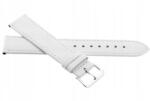 JVD Fehér Bőr Óraszíj 20 mm Jvd R23004 (8592818136993)