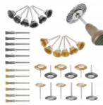  Drótkefe Készlet Fúrógéphez/csavarhúzóhoz 36 Darabos (PEWETE)