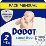 Dodot Pelenka Dodot Sensitive Méret 2 80 db (SENSITIVE 80 SZTUK)
