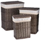 AdTrend Set 3 cosuri depozitare maro 32 x 21 x 40, 5, 38, 5 x 28, 5 x 49, 45 x 34, 5 x 57, 5 cm (100431)