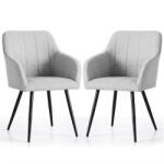 AKORD AKORD LUXANO Kárpitozott Szék Lumos Világosszürke Fekete Lábakkal (AKO-LUXANO-LGB)