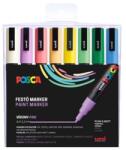 uni Dekormarker készlet, 0, 9-1, 3 mm, UNI "Posca PC-3M", 8 különböző pasztell szín (2UPC3MPASZTELL) - mystock
