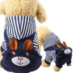  Kutyaruha - Puha Overál - overall - Kezeslábas - Mackó mintával , kényelmes és stílusos - S - kék