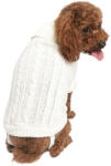  Kutyaruha - Kutyapulóver - kutyapulcsi, Kötött Garbós - meleg - fehér - 3XL - fehér