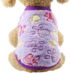  Kutyaruha - Tappancs Mintás Trikó - Pihe Puha anyag és tökéletes hűvösebb napokon is - kétféle színben - L - lila