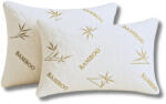 Somnart Set 2 Perne 50x70 Somnart Belina Bamboo, microfibra, lavabile la masina, vidat (SET.2PER.MFB.50X70.IMP.03)