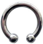 Rouge Stainless Steel Horseshoe Cock Ring (30mm) In Clamshell Inel pentru penis