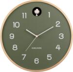 Karlsson Ceas de perete cu cuc Natural Cuckoo, verde (KA5886GR)