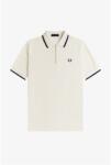 Fred Perry Блуза с яка Fred Perry Men's Crepe Zipped Short-Sleeve Polo Shirt - Ecru 560 - sportihobi - 267,93 лв