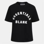 Blank Essentials Дамска тениска Blank Essentials Blank Arched Print Puff T-Shirt Ladies - Black
