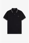 Fred Perry Блуза с яка Fred Perry Short Sleeve Twin Tipped Polo Shirt - Black W54