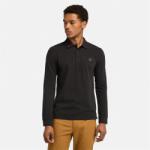 Timberland Блуза с яка Timberland Men's Millers River Pique Long Sleeve Polo Shirt - Black
