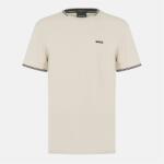 Boss Тениска Boss Mens BOSS Green Short Sleeve T-Shirt with Logo Detail (Taul Regular Fit) - Open White 131