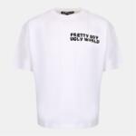 Pretty boy ugly world Детска тениска PRETTY BOY UGLY WORLD The Pretty Boy Ugly World Regular Fit T-Shirt Mens - White/Multi