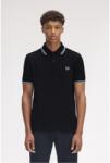 Fred Perry Блуза с яка Fred Perry Short Sleeve Twin Tipped Polo Shirt - Black Q46