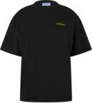 OFF WHITE Тениска OFF WHITE Men's Tape Skate Cotton Short Sleeve Crew Neck T-Shirt - Black