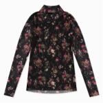 Ted Baker Тениска Ted Baker Women's High Neck Print Long Sleeve T-Shirt - Black