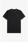 Fred Perry Тениска Fred Perry Twin Tipped T-Shirt - Black/Shade Q27
