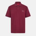 Hugo Блуза с яка Hugo Men's Delastolo Red Cotton Short Sleeve Polo Shirt - Dark Red 602