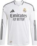 adidas Мъжка футболна фланелка Adidas Mens adidas Real Madrid Authentic Long-Sleeve Home Shirt 24/25 - White