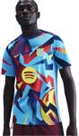 Nike Barcelona Fourth Pre Match Shirt 25/26 Mens - Blue/ Yellow