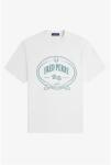 Fred Perry Тениска Fred Perry Men's Champions Regular Fit T-Shirt - Snow White 129