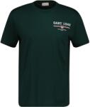 Gant Тениска Gant Men's Graphic Regular Fit T-Shirt - Tarten Green