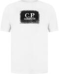 CP COMPANY Тениска CP COMPANY Men's Block Logo Regular Fit T-Shirt - Gauze White 103
