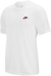 Nike Мъжка тениска Nike Sportswear Club T-Shirt Mens - Wht/Blk/Red SL