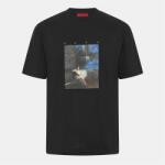 Hugo Тениска Hugo Men's Dabolos Red Cotton T-Shirt - Black 001