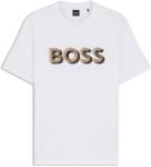 Boss Тениска Boss Men's Thompson Contrasting Logo Cotton Short Sleeve T-Shirt - White 100