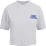 Rose London Дамска тениска Rose London All Love Crop T-shirt Womens - Grey Marl