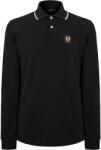 BELSTAFF Блуза с яка BELSTAFF Tip Long Sleeve Polo Shirt - Black