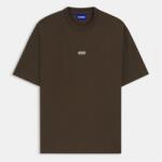 Hugo Тениска Hugo Mens HUGO Printed Logo Back T-Shirt with MCMXCIII text - Regular Fit - Dark Brown 208