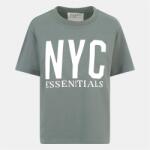 Blank Essentials Тениска Blank Essentials Women's NYC Cotton Short Sleeve Oversized T-Shirt - Sage