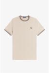 Fred Perry Тениска Fred Perry Twin Tipped T-Shirt - Warm Oat 50A
