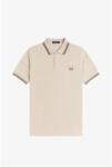 Fred Perry Блуза с яка Fred Perry Short Sleeve Twin Tipped Polo Shirt - Warm Oat 50A
