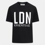 Blank Essentials Тениска Blank Essentials Women's London Cotton Short Sleeve Oversized T-Shirt - Black