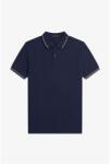 Fred Perry Блуза с яка Fred Perry Short Sleeve Twin Tipped Polo Shirt - Tennis Blue Y21