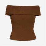 I Saw It First Потник I Saw It First Textured Bardot Sleeveless Top - Chocolate