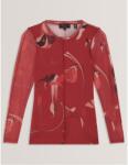 Ted Baker Тениска Ted Baker Women's Fitted Mesh T-Shirt - Red